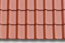 Flachdachziegel Modena 11 Kupferbraun
