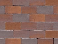 Pflasterklinker rotbraunbunt