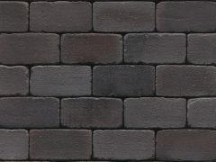 Pflasterklinker 15SG schwarzbunt Edelglanz gerumpelt