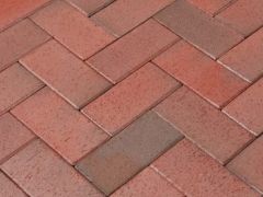 Pflasterklinker rot blau bunt 