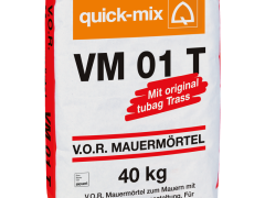 VM 01T grau Vormauermörtel mit Trass 